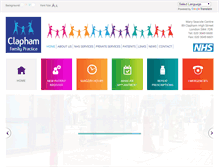 Tablet Screenshot of claphamfamilypractice.com